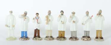 8 verschiedene Ärzte Czecheslovakai, 1980er Jahre,…