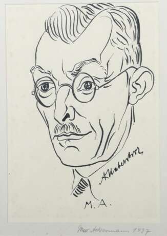 Ackermann, Prof. Max Berlin 1887 - 1975 Unterlenge… - photo 1
