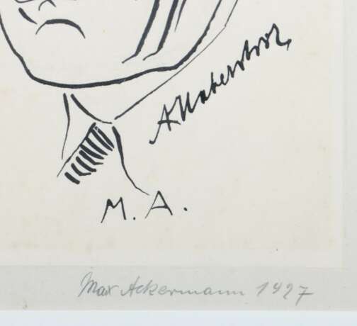 Ackermann, Prof. Max Berlin 1887 - 1975 Unterlenge… - фото 3