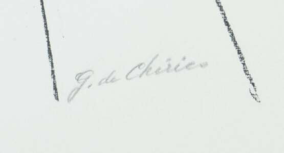 Chirico, Giorgio de Volos/Griechenland 1888 - 1978… - фото 3