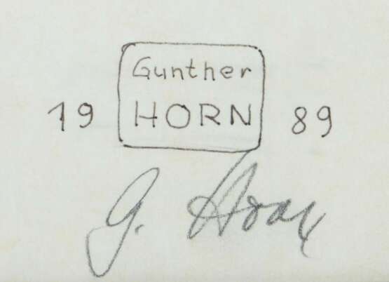 Horn, Gunther geb. 1935 in Berlin, deutscher Künst… - фото 3