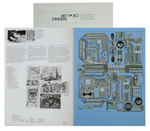 Mappenwerk 'Art Zanders 80' 6 Folder mit 7 Druckgr… - photo 1