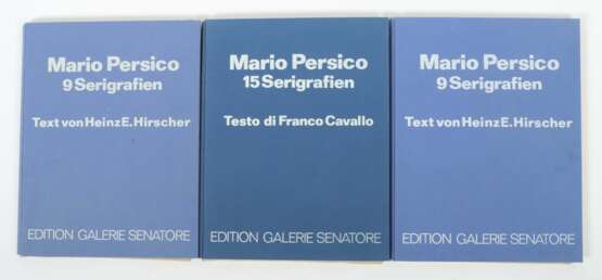 Persico, Mario geb. 1930 in Italien. Konvolut mit… - фото 2