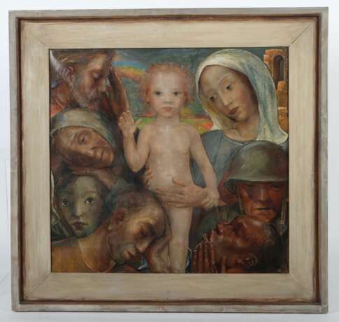 Diller, P. M. Maler des 20. Jh.. ''Heilige Familie… - Foto 2