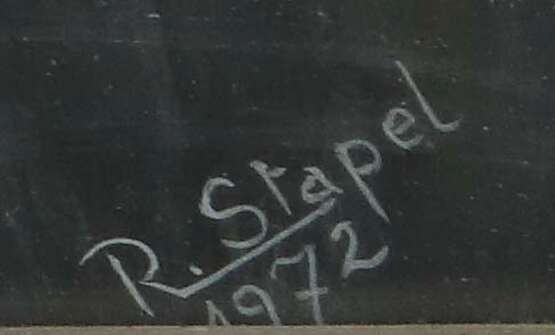 Stapel, Rudolf geb. 1925. ''Motiv aus Amsterdam'',… - фото 3