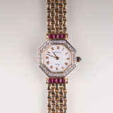 Damen-Armbanduhr mit Diamanten von Geneve. - фото 1