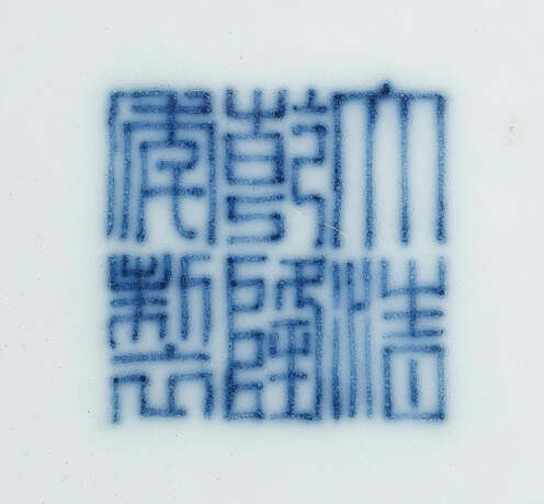 A SUPERBLY PAINTED BLUE AND WHITE ‘FLOWER AND FRUIT SPRAY’ MEIPING - photo 4