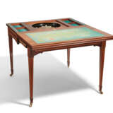MAHOGANY AND BOXWOOD ROULETTE TABLE "THE KING'S TABLE" FOR SIR HIRAM MAXIM - фото 1