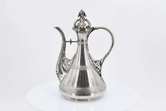 SILVER COFFEE AND TEA SERVICE IN ORIENTAL STYLE - photo 22