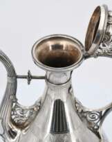 SILVER COFFEE AND TEA SERVICE IN ORIENTAL STYLE