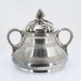 SILVER COFFEE AND TEA SERVICE IN ORIENTAL STYLE - Foto 5