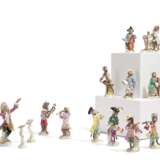 15 PORCELAIN FIGURINES FROM THE MONKEY BAND - photo 1