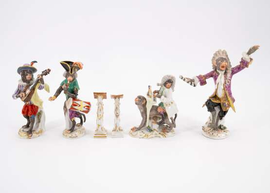 15 PORCELAIN FIGURINES FROM THE MONKEY BAND - Foto 12