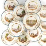 NINE PLATES AND THREE BOWLS FROM THE 'STADHOUDER SERVICE' FOR WILLEM V - photo 1