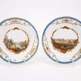 NINE PLATES AND THREE BOWLS FROM THE 'STADHOUDER SERVICE' FOR WILLEM V - photo 8