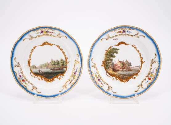 NINE PLATES AND THREE BOWLS FROM THE 'STADHOUDER SERVICE' FOR WILLEM V - photo 10
