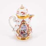 PORCELAIN COFFEE POT WITH CHINOISERIES - photo 3