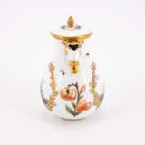 PORCELAIN COFFEE POT WITH MERCHANT NAVY SCENES AND INSECTS - photo 4