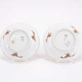 PAIR OF PORCELAIN TEA BOWLS AND SAUCERS WITH MERCHANT NAVY SCENES - Foto 8
