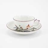 PORCELAIN CUP AND SAUCER WITH MYTHICAL CREATURES - фото 4