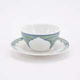 EXTRAORDINARY PORCELAIN COFFEE SERVICE WITH 'FLÜGELMUSTER' DECOR - Foto 18