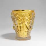 LARGE GLASS VASE 'BACCHANTES' WITH INNER-GILDING - Foto 1