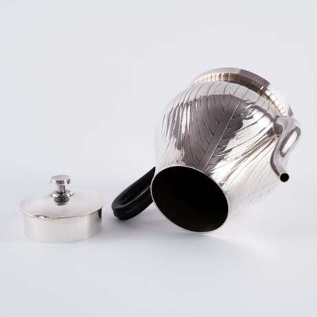 FOUR PART SILVER COFFEE AND TEA SERVICE - Foto 10