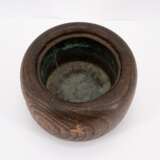 TWO WOODEN AND COPPER COAL BASINS, SO-CALLED HIBACHI WITH FLORAL DECOR - фото 5