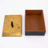 WOODEN AND BRASS CIGAR BOX - фото 5