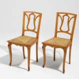 PAIR OF WOODEN ART NOUVEAU CHAIRS - фото 1