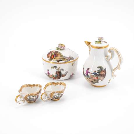 BEAUTIFUL PORCELAIN ENSEMBLE WITH RURAL SCENES - photo 1