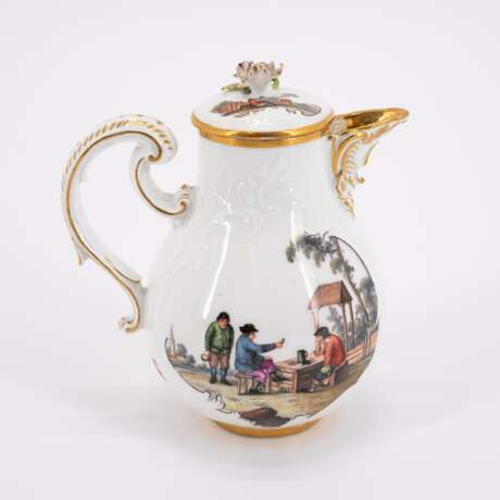 BEAUTIFUL PORCELAIN ENSEMBLE WITH RURAL SCENES - photo 3