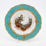 SAUCIERE WITH FLORAL DECOR & DEEP PLATE SIMILAR TO THE HUNTING SERVICE FOR KATHARINA II - photo 8