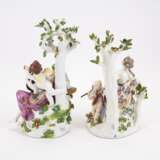 TWO LARGE PORCELAIN ENSEMBLES WITH MYTHOLOGICAL SCENES AT A TREE - photo 3