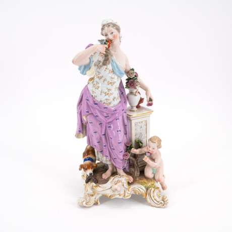 ALLEGORY PORCELAIN OF SMELL FROM THE SERIES "THE FIVE SENSES" - Foto 1