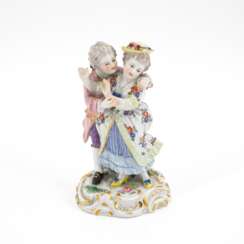 SMALL PORCELAIN PAIR OF CHILDREN 'THE EMBRACE' ('Die Umarmung')