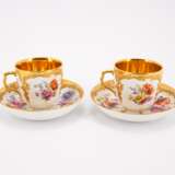 COFFEE SET WITH INTERIOR GILDING FOR TWO PERSONS IN 'Neuzierratdekor' - Foto 13