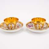 COFFEE SET WITH INTERIOR GILDING FOR TWO PERSONS IN 'Neuzierratdekor' - photo 17