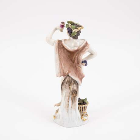 SMALL FIGURINE OF BACCHUS WITH STAG HEAD - photo 3