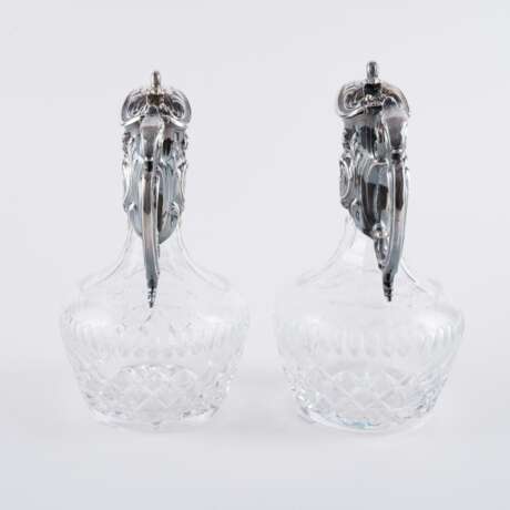 PAIR OF SILVER CARAFES WITH SILVER MOUNTING ROCOCO STYLE - photo 2