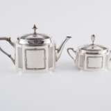 SIX PART SILVER COFFEE AND TEA SERVICE - Foto 7