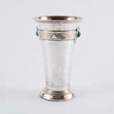 LARGE SILVER ART NOUVEAU BEAKER - photo 2