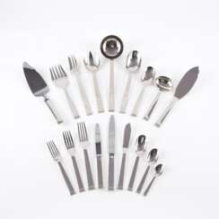LARGE SILVER CUTLERY SET STYLE ART DECO