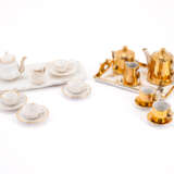 TWO PORCELAIN MINIATURE TEASERVICE WITH TRAYS - Foto 1