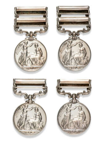 Four India General Service Medals - photo 2