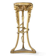 Deckenfluter. A GEORGE III GILTWOOD LARGE ATHENIENNE TORCHERE OR STAND