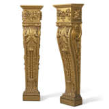 A PAIR OF GEORGE II GILTWOOD PEDESTALS - photo 1
