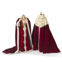 THE PEER AND PEERESS&#39;S ROBES AND CORONETS OF LORD AND LADY SANDYS
