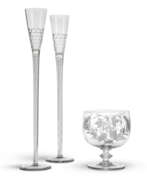 Goblets (Household items, Tableware and Serveware, Drinkware). ENGRAVED GLASS COMEMMORATIVE GOBLET
