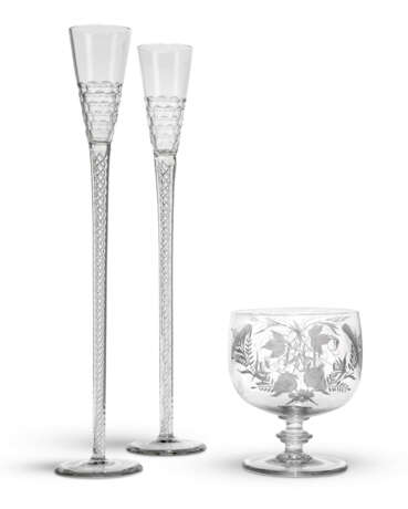 ENGRAVED GLASS COMEMMORATIVE GOBLET - фото 1